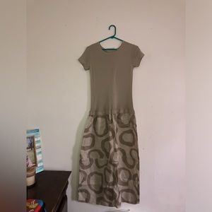 Bryn walker beige dress